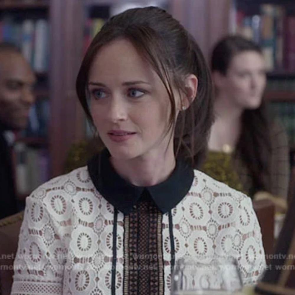 Self-Portrait Felicia Lace Mini Dress ASO Gilmore Girls